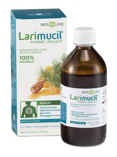 LARIMUCIL TOSSE TOSSE ADULTI SCIROPPO CE 0476V 230 G 175 ML - Dolomiti e Natura
