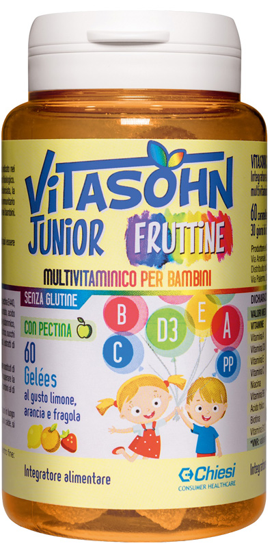 VITASOHN JUNIOR FRUTTINE 60 CARAMELLE - Dolomiti e Natura
