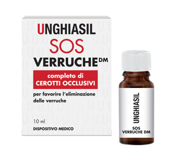 DISPOSITIVO MEDICO PER VERRUCHE IN FLACONE CON PENNELLINO 10 ML + 9 CEROTTI COPRIVERRUCA - Dolomiti e Natura