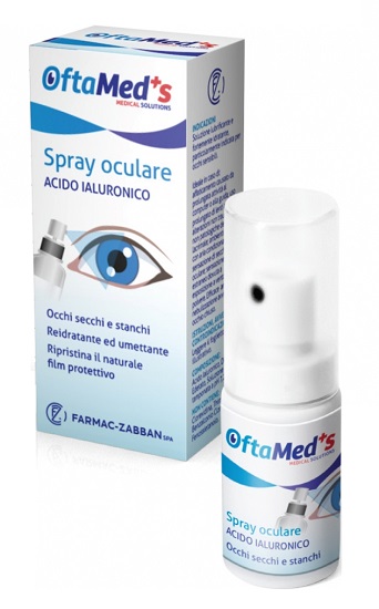 OFTAMED'S SPRAY CULARE OCCHI SECCHI E STANCHI ACIDO IALURONICO 10 ML - Dolomiti e Natura