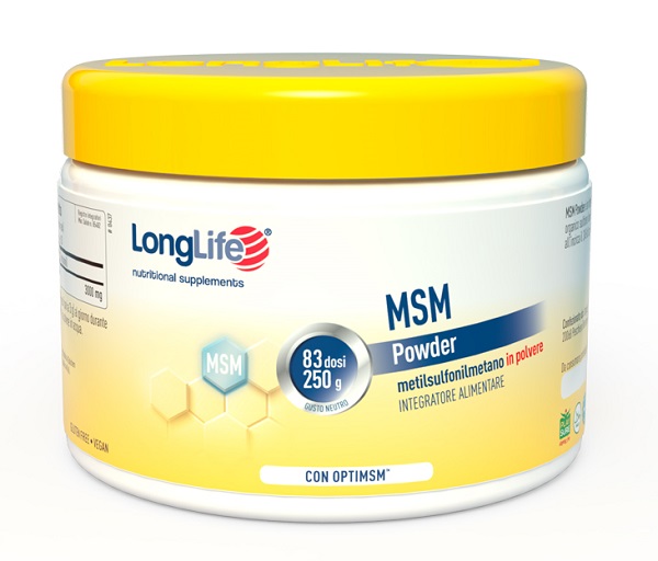 LONGLIFE MSM POWDER 250 G - Dolomiti e Natura