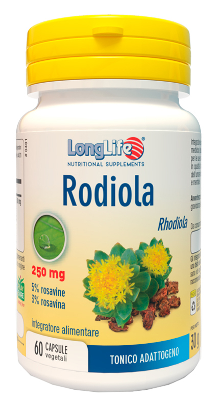 LONGLIFE RODIOLA 60 CAPSULE VEGETALI - Dolomiti e Natura