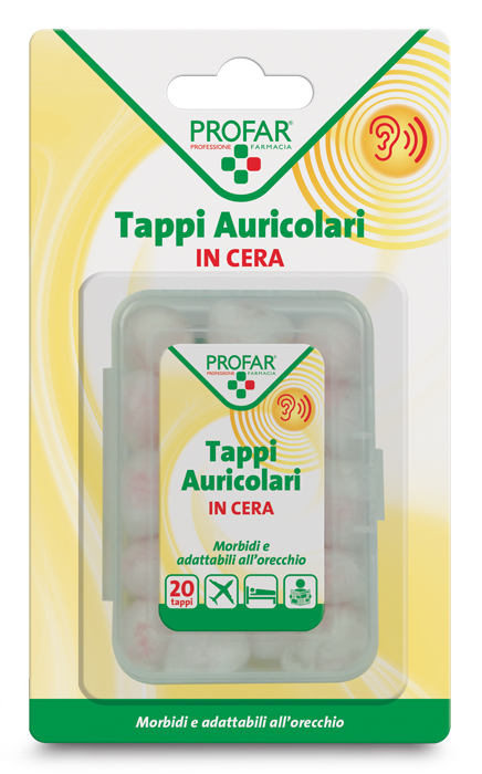 TAPPI AURICOLARI IN CERA 20 PEZZI PROFAR - Dolomiti e Natura