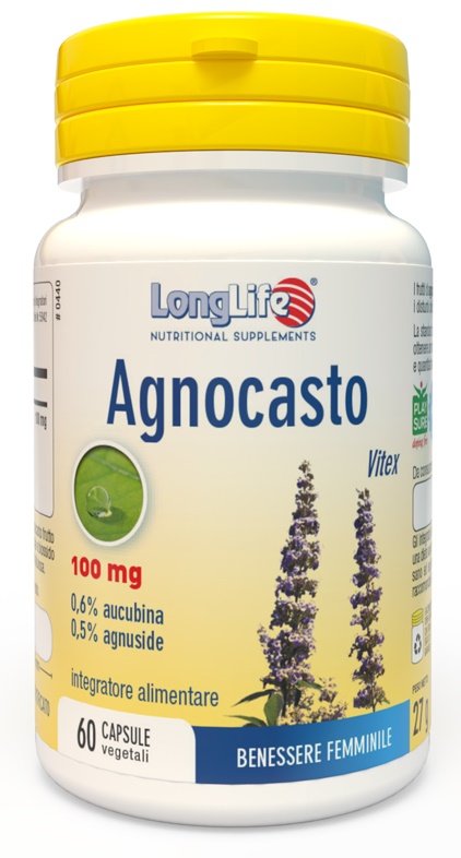 LONGLIFE AGNOCASTO 60 CAPSULE VEGETALI - Dolomiti e Natura