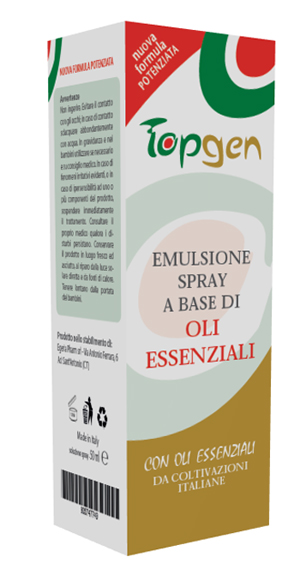 TOPGEN EMULSIONE SPRAY A BASE DI OLI ESSENZIALI 50 ML - Dolomiti e Natura