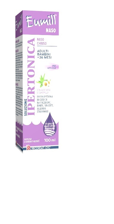 EUMILL NASO SPRAY SOLUZIONE IPERTONICA 100 ML - Dolomiti e Natura