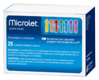 LANCETTE PUNGIDITO PER DISPOSITIVO MICROLET 25 PEZZI - Dolomiti e Natura