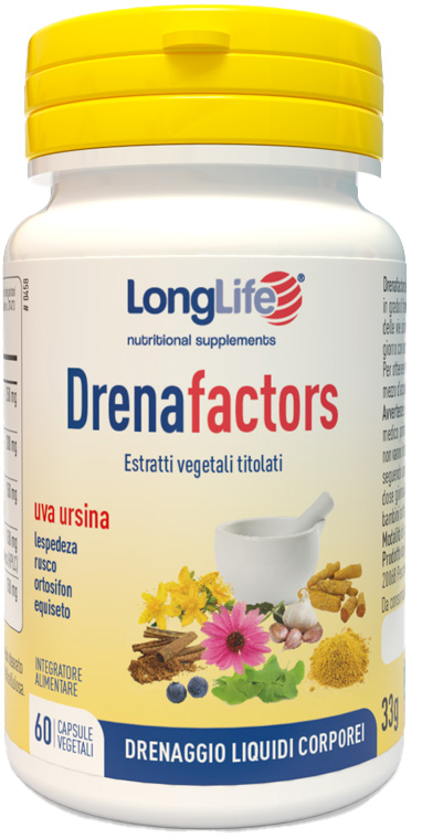 LONGLIFE DRENAFACTORS 60 CAPSULE - Dolomiti e Natura
