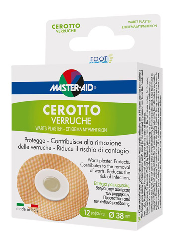 CEROTTO VERRUCHE MASTER-AID FOOTCARE 38 MM 12 PEZZI E3 - Dolomiti e Natura