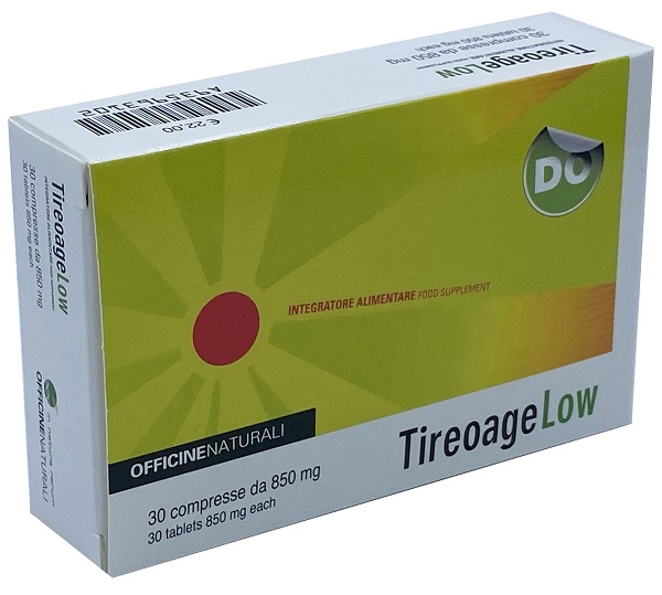 TIREOAGE LOW 30 COMPRESSE 850 MG - Dolomiti e Natura