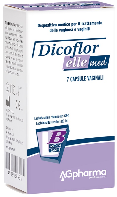 DICOFLOR ELLE MED 7 CAPSULE VAGINALI - Dolomiti e Natura