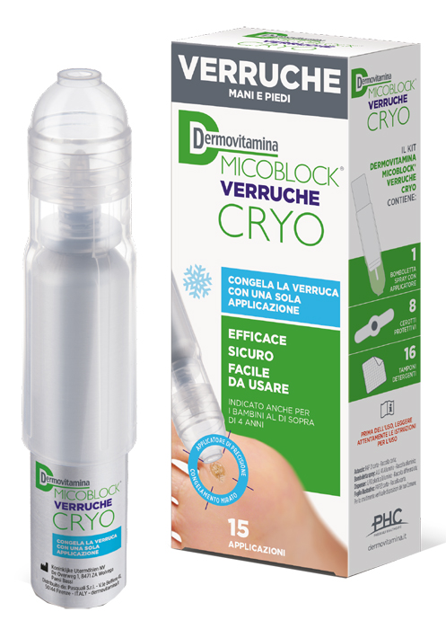 DERMOVITAMINA MICOBLOCK VERRUCHE CRYO SPRAY 38 ML - Dolomiti e Natura