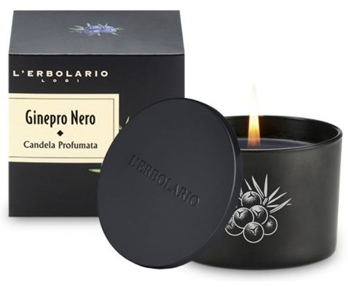 L'Erbolario Ginepro Nero Candela Profumata Edizione Limitata Con Coperchio - Dolomiti e Natura