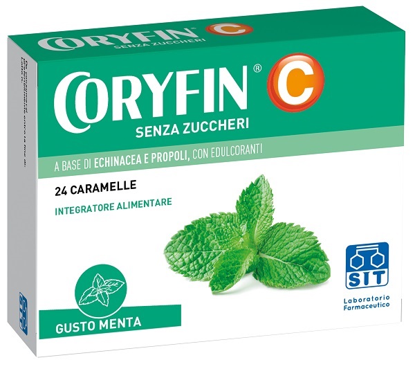 CORYFIN C SENZA ZUCCHERO MENTOLO 48 G - Dolomiti e Natura