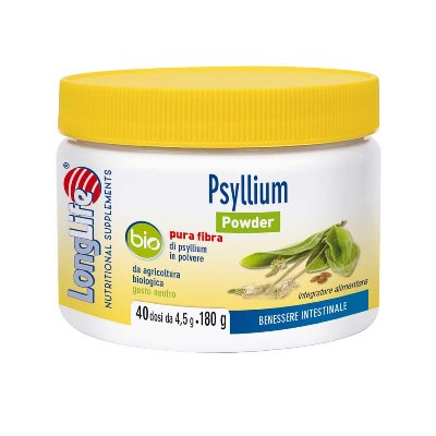 LONGLIFE PSYLLIUM POWDER BIO 180 G - Dolomiti e Natura