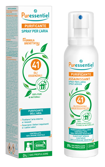 PurEssentiel Purificante Spray Per L'Aria 41 Oli Essenziali 200 ml - Dolomiti e Natura