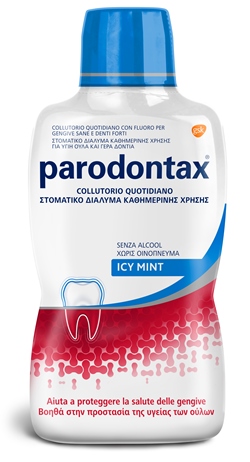 PARODONTAX COLLUTORIO QUOTIDIANO ICY MINT CON FLUORO 500 ML - Dolomiti e Natura