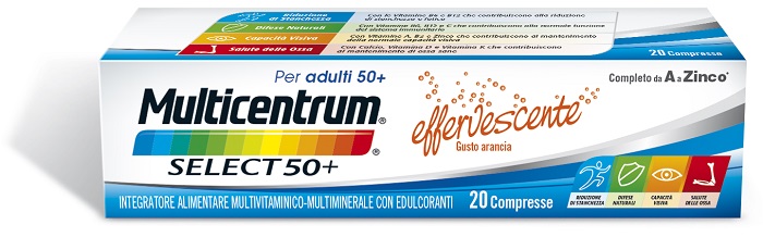 MULTICENTRUM SELECT EFFERVESCENTE 20 COMPRESSE - Dolomiti e Natura