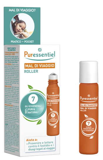 PURESSENTIEL ROLLER MAL DI VIAGGIO 7 OLI ESSENZIALE 5 ML - Dolomiti e Natura