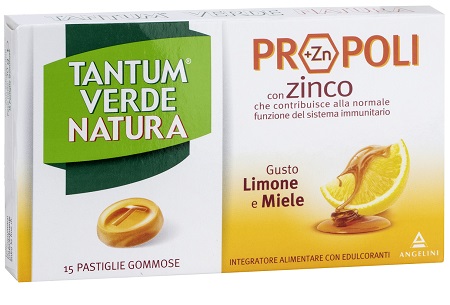 Tantum Verde Limone E Miele 15 Pastiglie Gommose - Dolomiti e Natura