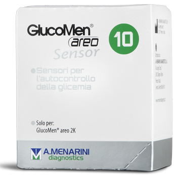 STRISCE GLUCOMEN AREO SENSOR PER ANALISI DEL GLUCOSIO 10 PEZZI - Dolomiti e Natura