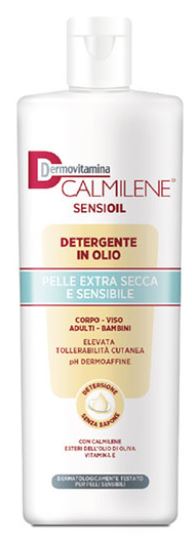 DERMOVITAMINA CALMILENE SENSIOIL DETERGENTE IN OLIO SENZA SAPONE PER PELLE EXTRA SECCA E SENSIBILE 500 ML - Dolomiti e Natura