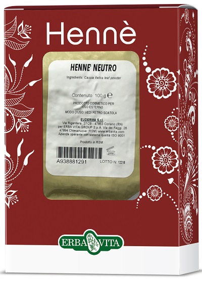 HENNE COLORANTE CAPELLI NEUTRO 100 G - Dolomiti e Natura