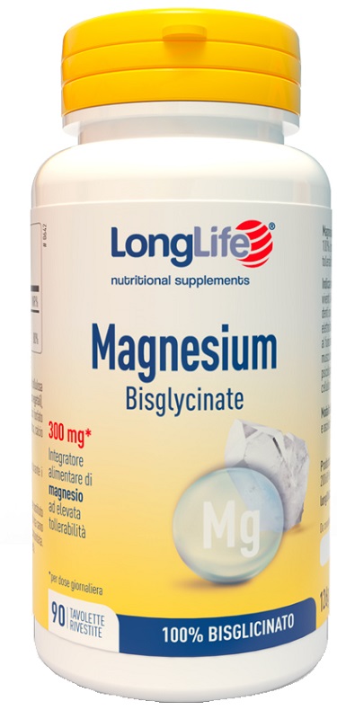 LONGLIFE MAGNESIUM BISGLYCINATE 90 TAVOLETTE - Dolomiti e Natura