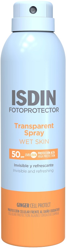 TRANSPARENT SPRAY WET SKIN SPF50 250 ML - Dolomiti e Natura