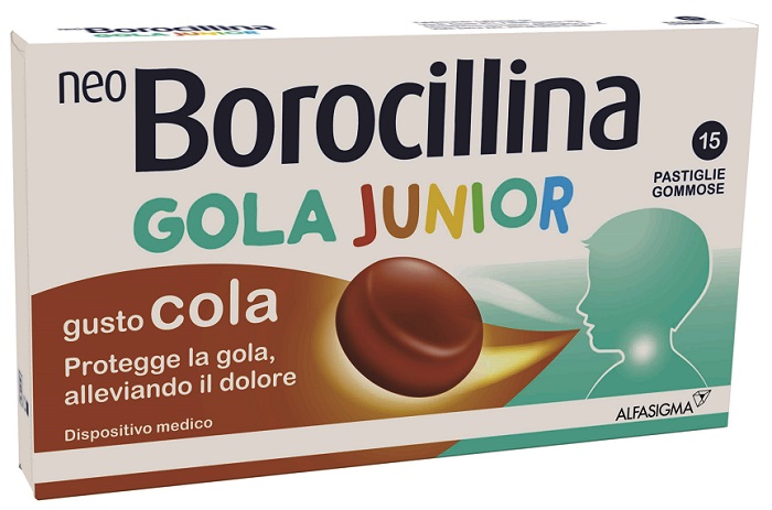 NEOBOROCILLINA GOLA JUNIOR 15 PASTIGLIE GUSTO COLA - Dolomiti e Natura