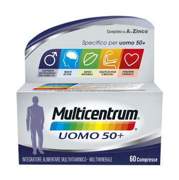 MULTICENTRUM UOMO 50+ 60 COMPRESSE - Dolomiti e Natura
