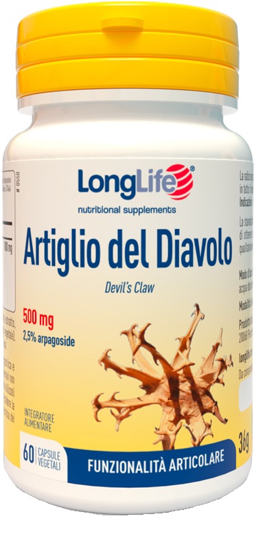 LONGLIFE ARTIGLIO DEL DIAVOLO 2% 60 CAPSULE - Dolomiti e Natura