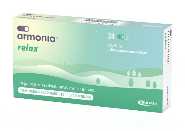 ARMONIA RELAX 1 MG A BASE DI MELATONINA 24 COMPRESSE - Dolomiti e Natura