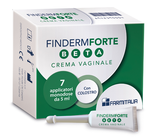 FINDERM FORTE BETA CREMA VAGINALE 7 APPLICATORI MONOUSO 5 G - Dolomiti e Natura
