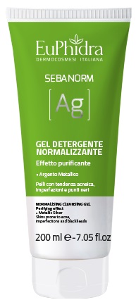 EUPHIDRA SEBANORM AG GEL DETERGENTE 200 ML - Dolomiti e Natura