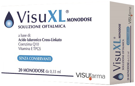 SOLUZIONE OFTALMICA VISUXL 20 CONTENITORI MONODOSE 0,33 ML - Dolomiti e Natura