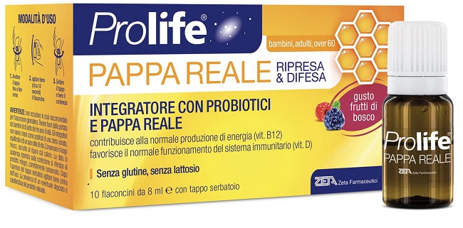 PROLIFE PAPPA REALE 10 FLACONI DA 8 ML - Dolomiti e Natura