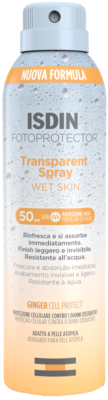FOTOPROTECTOR TRANSPARENT WET SKIN SPRAY 50+ 250 ML - Dolomiti e Natura