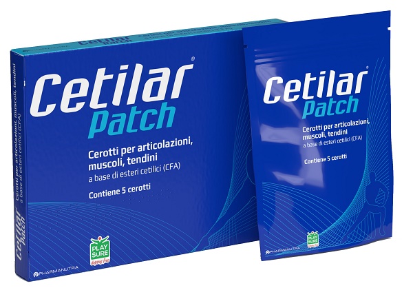 CEROTTO MONOUSO CETILAR PATCH PER ARTICOLAZIONI MUSCOLI E TENDINI 5 PEZZI - Dolomiti e Natura