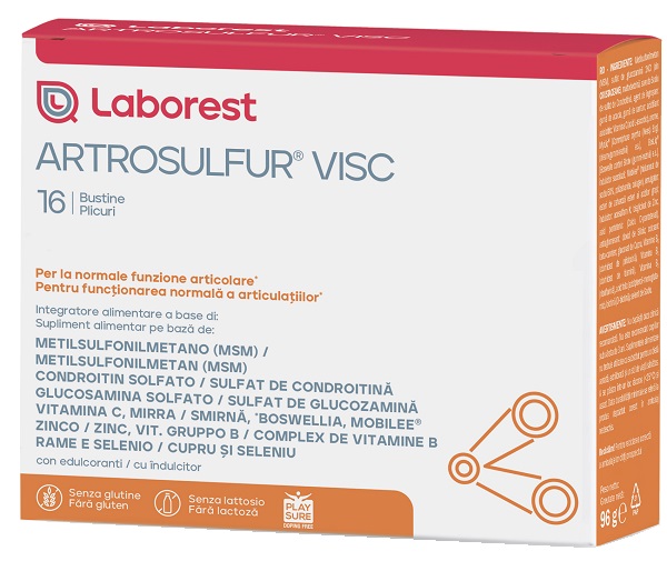 ARTROSULFUR VISC 16 BUSTINE DA 6 G - Dolomiti e Natura