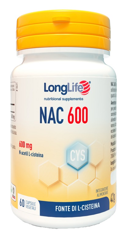 LONGLIFE NAC 600MG 60 CAPSULE - Dolomiti e Natura