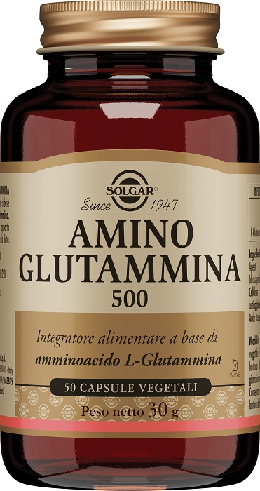 AMINO GLUTAMMINA 500 50 CAPSULE VEGETALI - Dolomiti e Natura