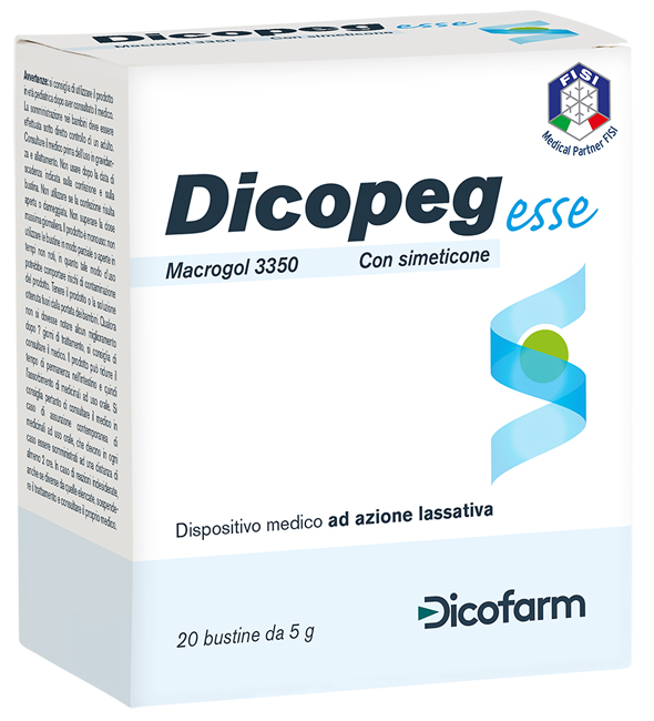 DICOPEG ESSE 20 BUSTE 5 G MACROGOL 3350 - Dolomiti e Natura