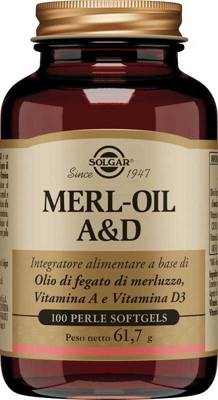 MERL OIL A&D 100 PERLE SOFTGEL - Dolomiti e Natura