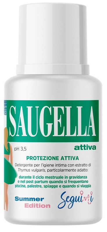 SAUGELLA ATTIVA PH 3,5 PROTEZIONE ATTIVA DETERGENTE IGIENE INTIMA 100 ML - Dolomiti e Natura