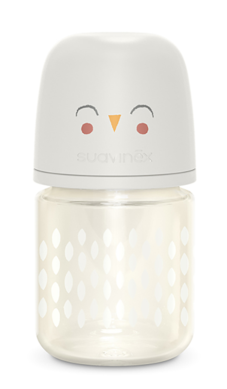 SUAVINEX BONHOMIA BIBERON VETRO 120 SILICONE SX PRO PIUMA BIANCO - Dolomiti e Natura