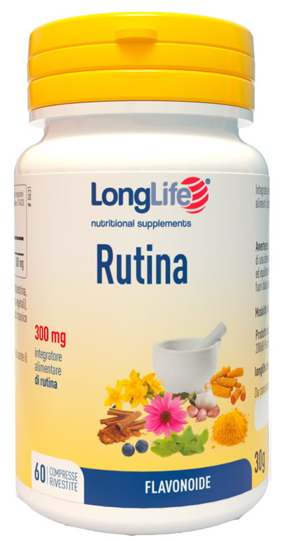 LONGLIFE RUTINA 300 MG 60 COMPRESSE RIVESTITE - Dolomiti e Natura