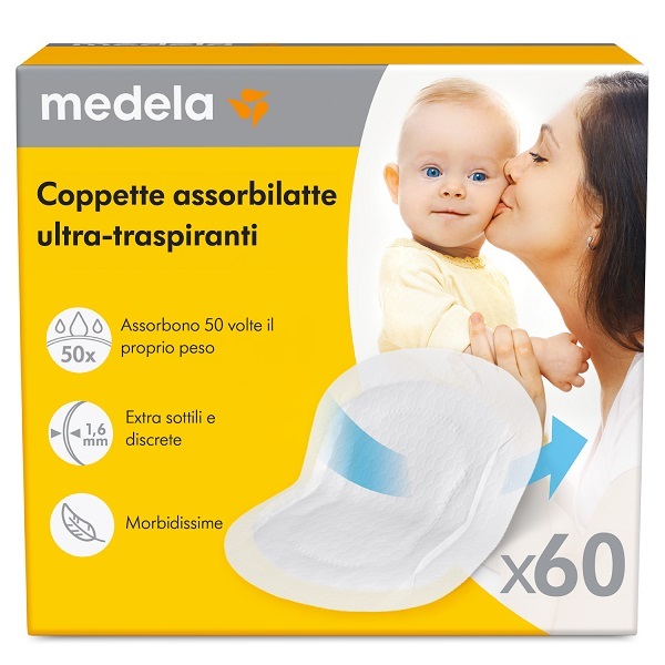 COPPETTE ASSORBILATTE ULTRA-TRASPIRANTI 60 PEZZI - Dolomiti e Natura