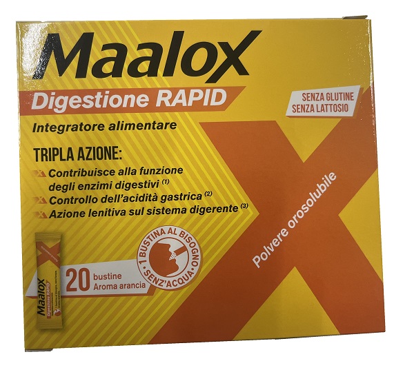 MAALOX DIGESTIONE RAPID 20 BUSTINE DA 2 G - Dolomiti e Natura