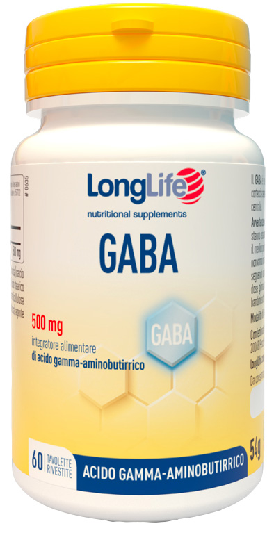 LONGLIFE GABA 500MG 60 TAVOLETTE RIVESTITE - Dolomiti e Natura
